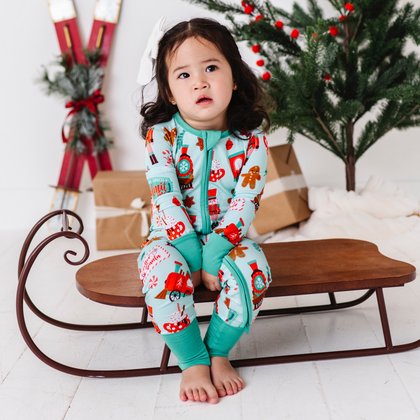 Train Christmas Pajamas by Kiki and Lulu