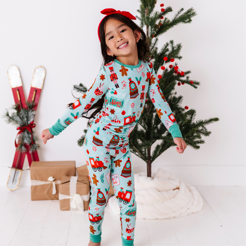 
                      
                        Christmas Train Pajamas by Kiki and Lulu
                      
                    