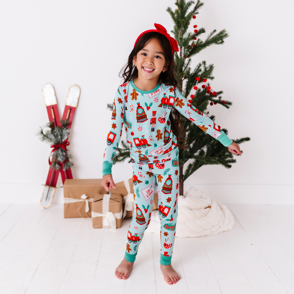 
                      
                        Christmas Train Pajamas by Kiki and Lulu
                      
                    