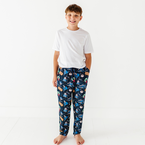 Hot Cocoa Express Lounge Pants - Bigger Kids