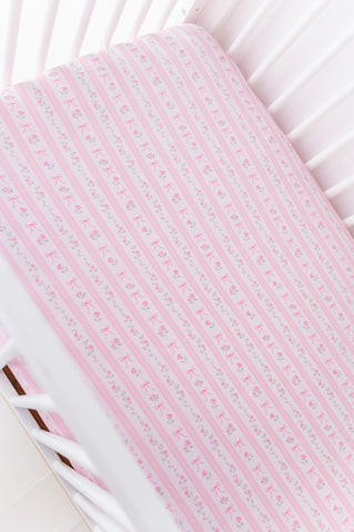 Everything's Coming Up Roses Crib Sheet
