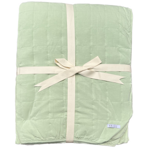 
                
                    Load image into Gallery viewer, Adult Quilted Blanket - Sage
                
            