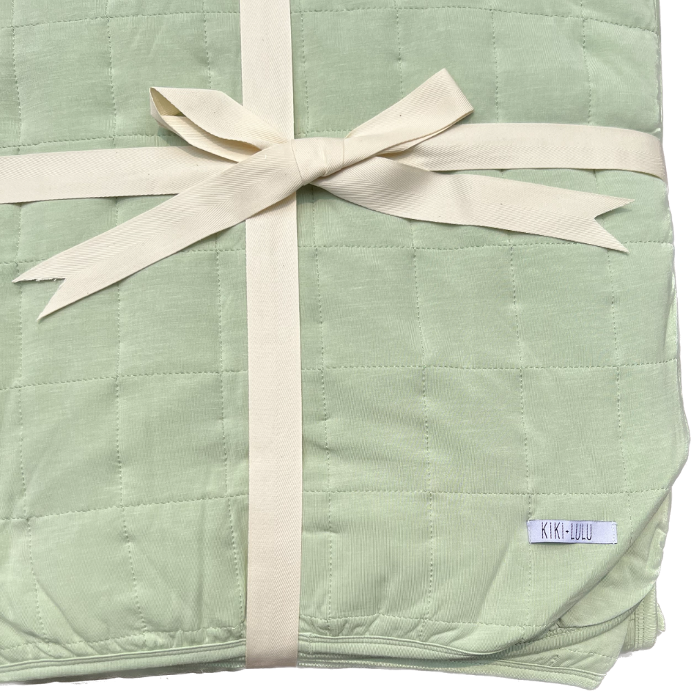 Adult Quilted Blanket - Sage