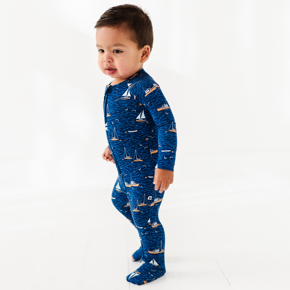 
                      
                        Sailboat footies by Kiki and Lulu
                      
                    