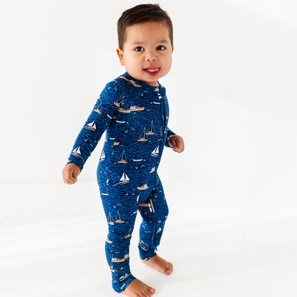 
                      
                        Sailboat footies by Kiki and Lulu
                      
                    