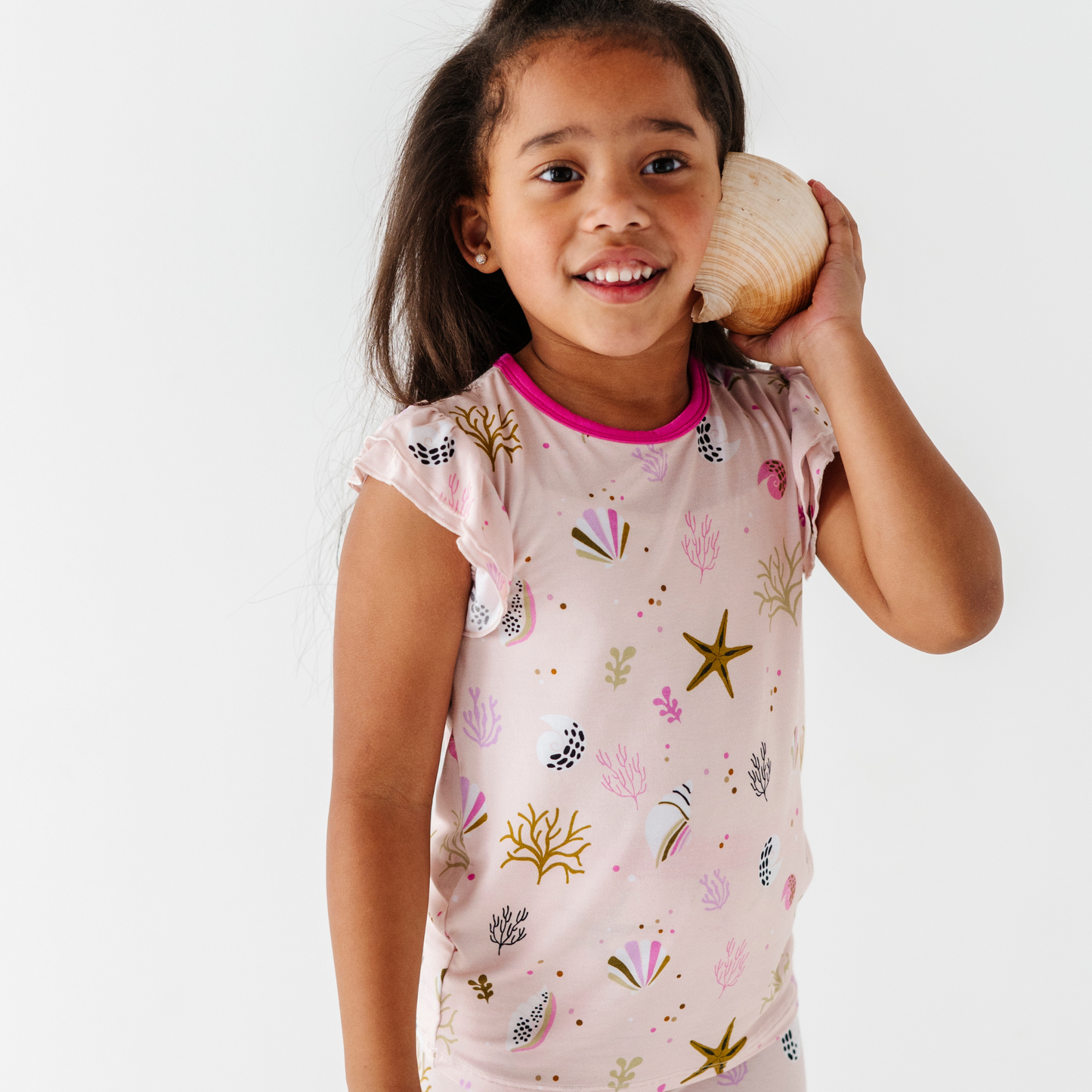 That's What Sea Said Ruffle Pajamas Toddler/Kids