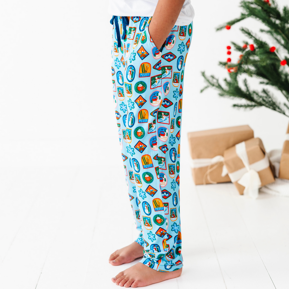 
                      
                        boy wearing ski pajama pants by Kiki and Lulu
                      
                    