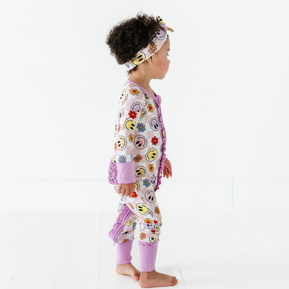 
                      
                        Smiley Daze Convertible Footies with Ruffle
                      
                    