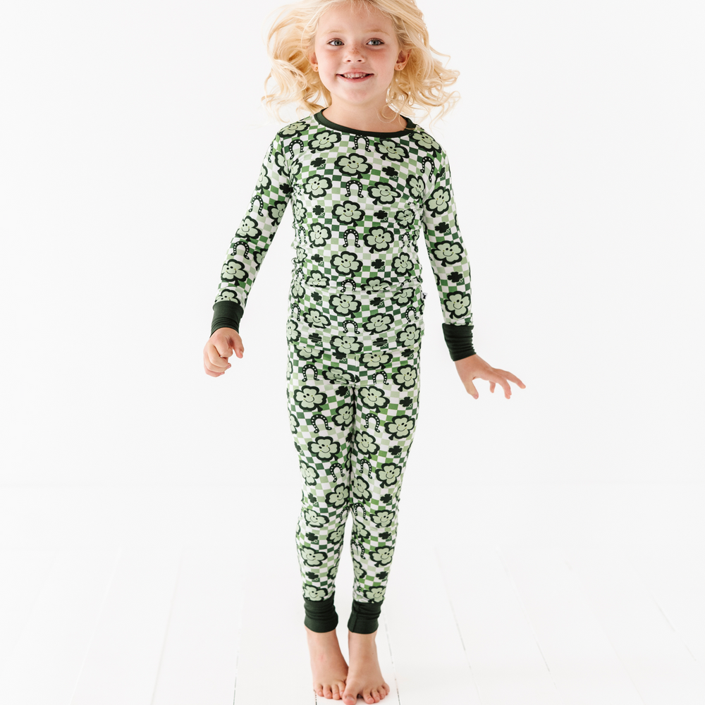 
                      
                        We Love to Paddy Toddler/Kids Pajamas - Long Sleeve and Pants
                      
                    