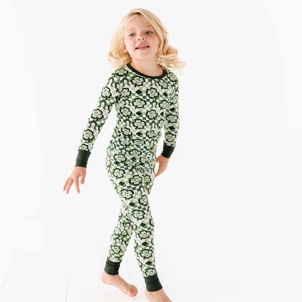 
                      
                        We Love to Paddy Toddler/Kids Pajamas - Long Sleeve and Pants
                      
                    