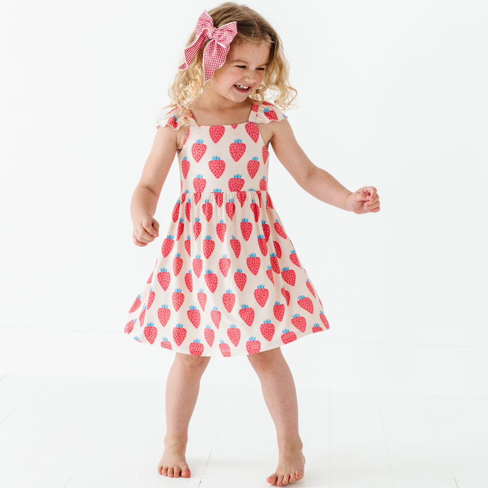 
                      
                        You're My Jam Strawberry Toddler/Girls Dress
                      
                    