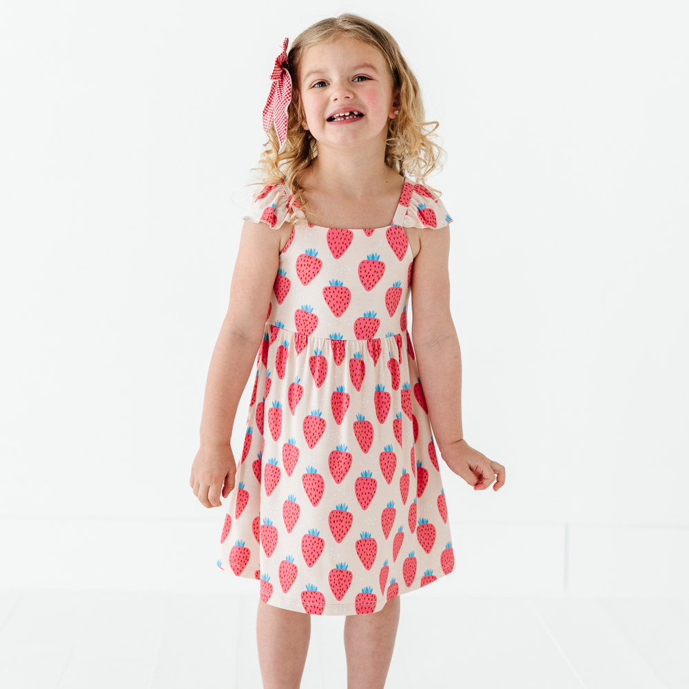 
                      
                        You're My Jam Strawberry Toddler/Girls Dress
                      
                    