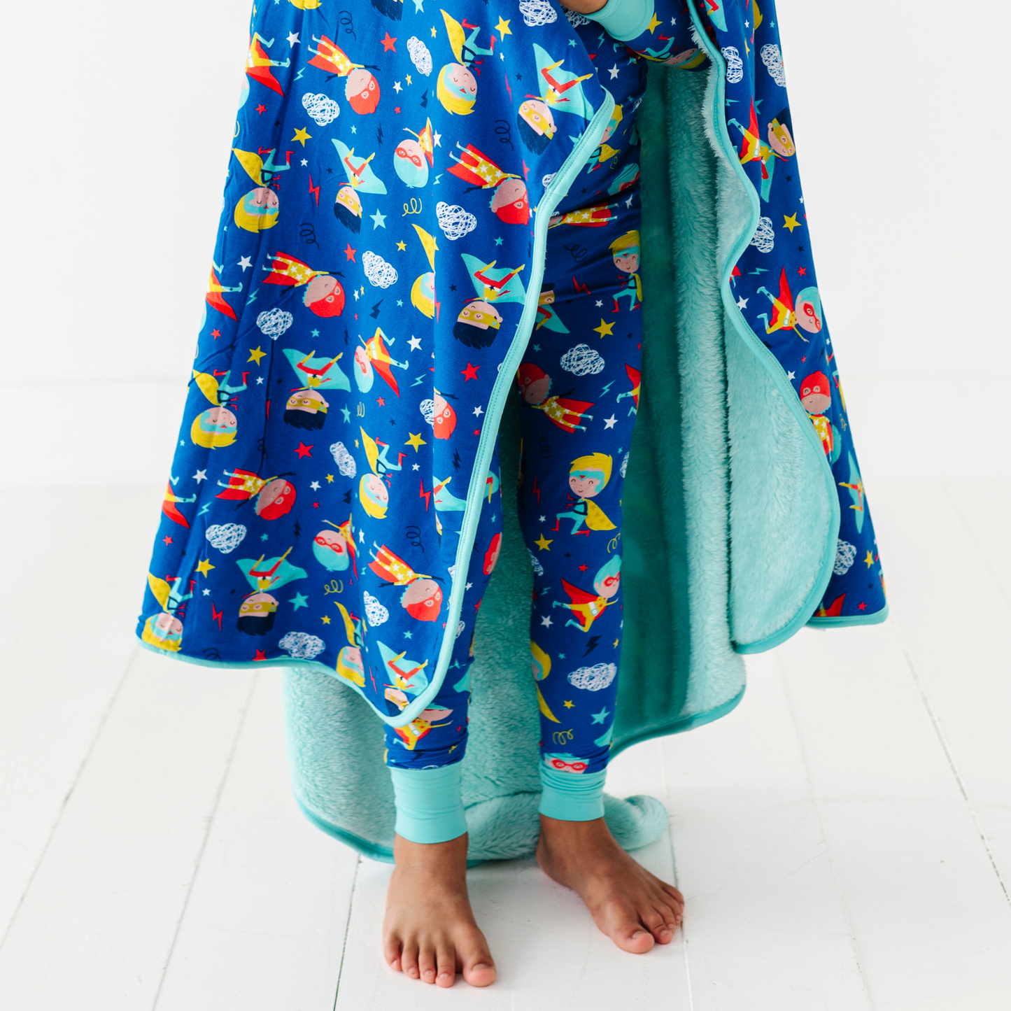 Cozy & Courageous Superhero Plush Blanket