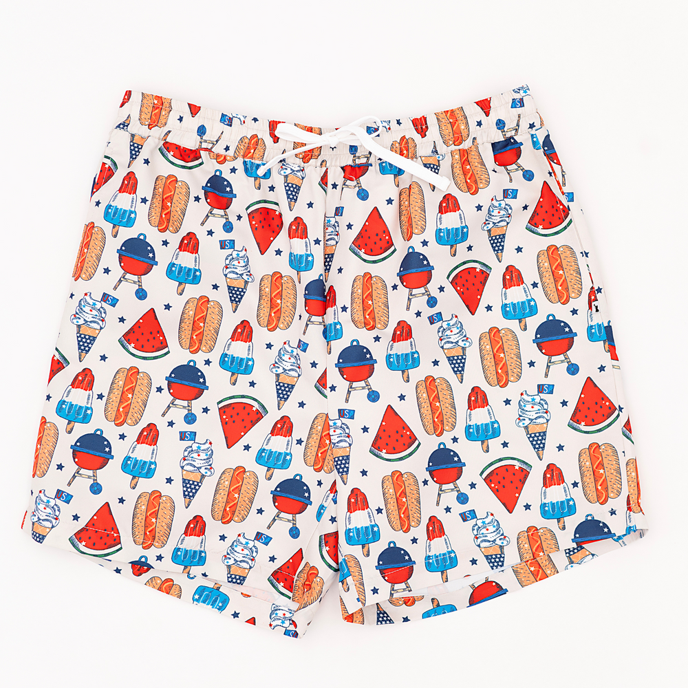 
                      
                        4th Hot Dog Men's Swim Trunks
                      
                    