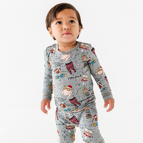 Could this BE any more Thanksgiving-y? Kids Pajamas