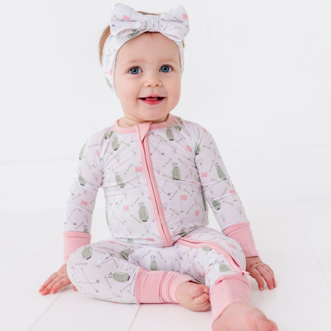 Dressed to the Tee Convertible Footies- Pink