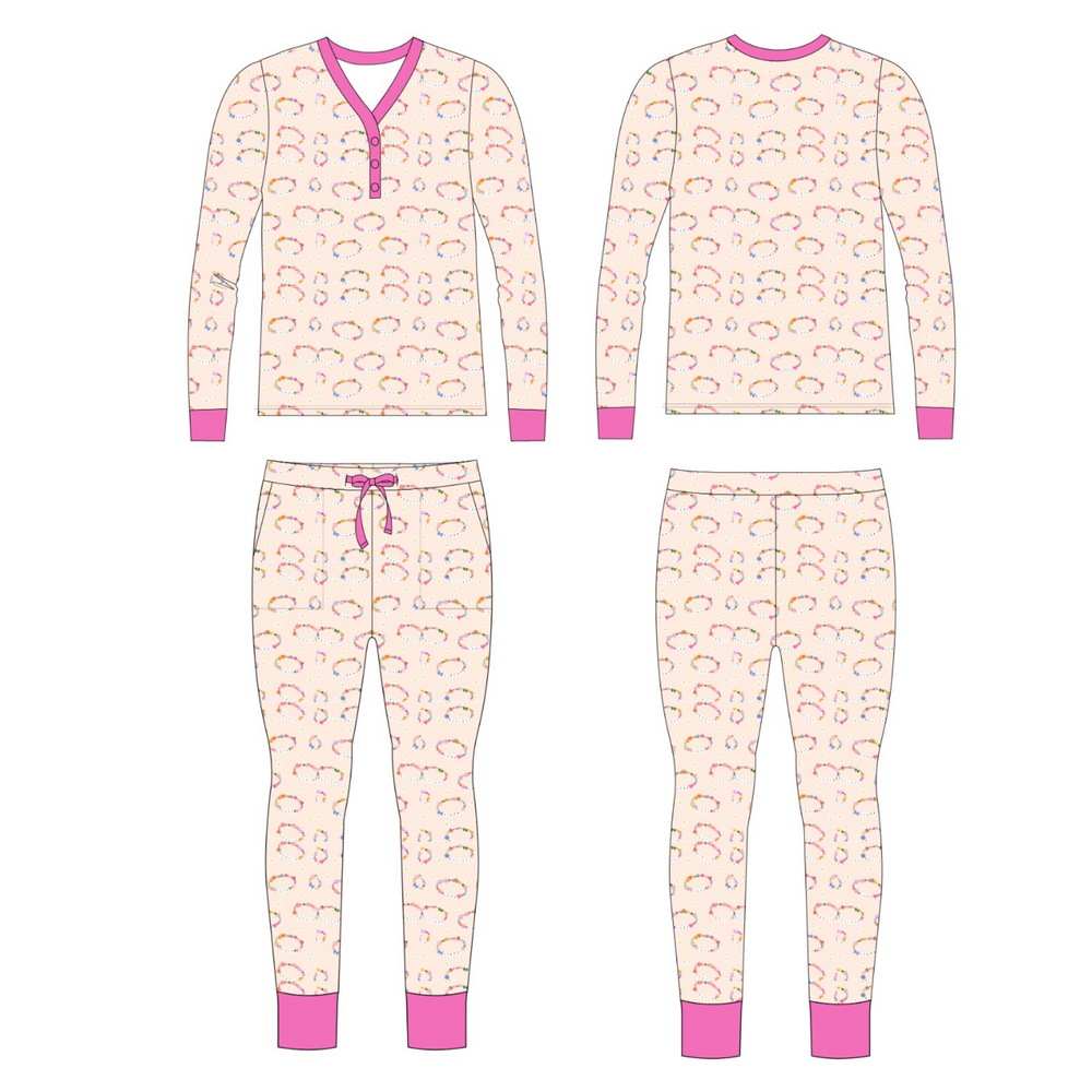 In My Bestie Era Bigger Girl Pajama Set (Ribbed) - PREORDER