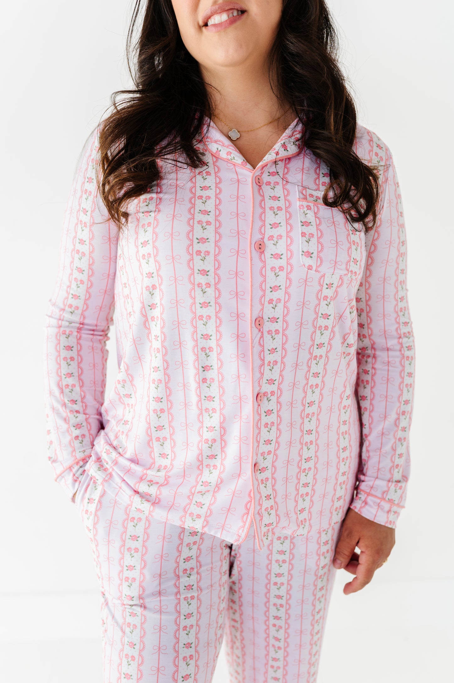 Forget Me Knot Women's Luxe Lounge- Pink