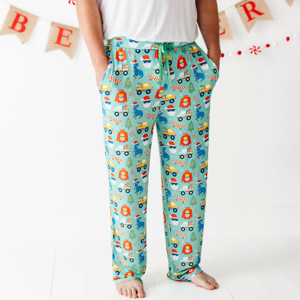 
                      
                        Man in Christmas Pajama bottoms by Kiki and Lulu
                      
                    