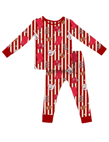 Game Day in Indiana Kids Pajamas- PREORDER