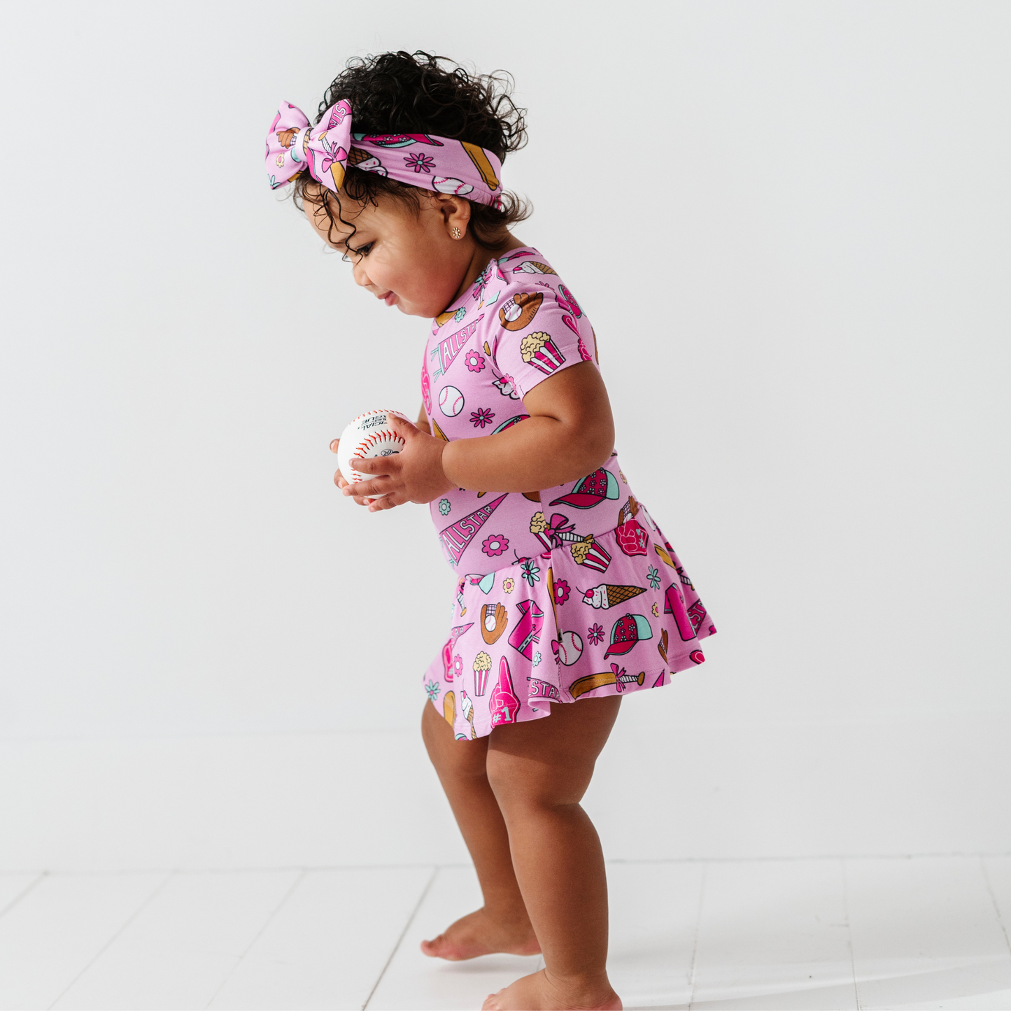 No Place Like Home Pink Baby Twirl Dress