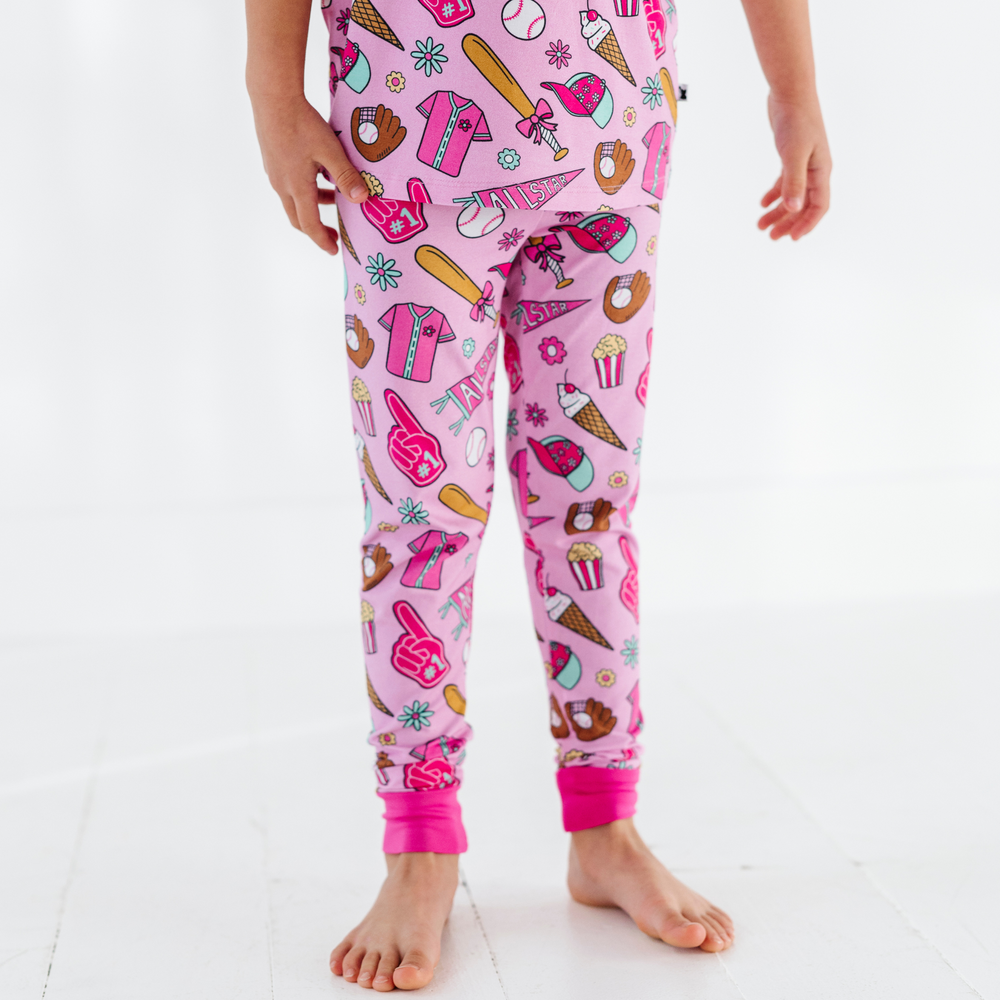 
                      
                        Pink Baseball Pink Ruffle Pajamas Toddler/Kids
                      
                    