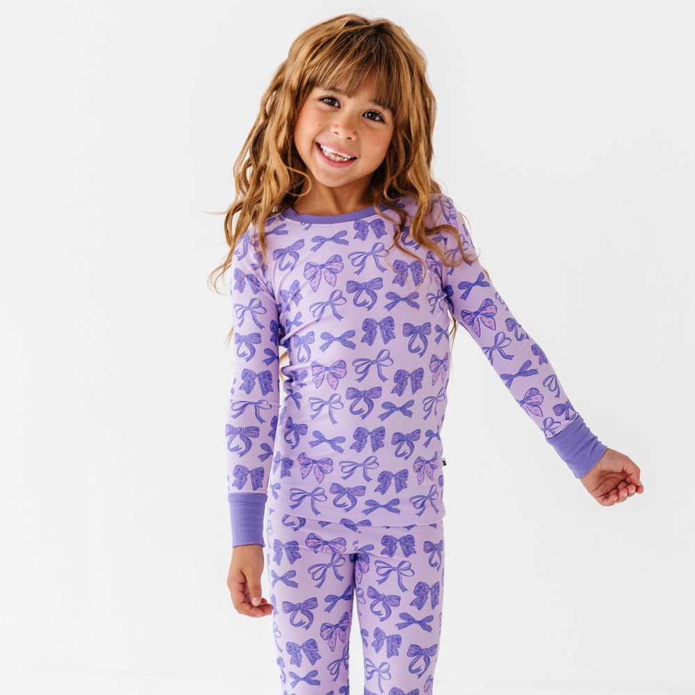 Preppy & Purple Kids Pajamas