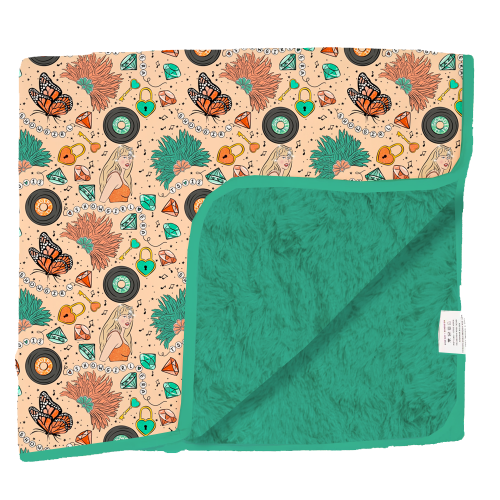 Life of a Showgirl Oversized Fuzzy Blanket- PREORDER