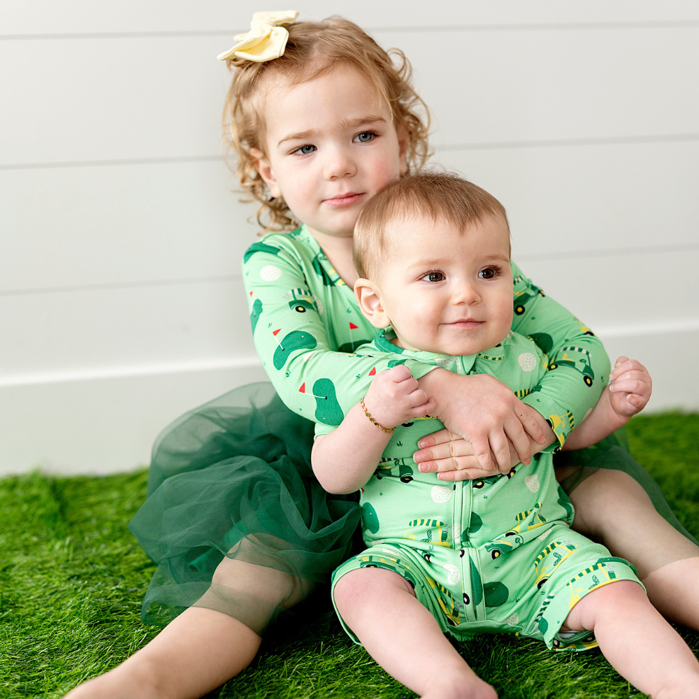 
                      
                        No ifs, ands, or Putts Toddler Dress With Tulle
                      
                    