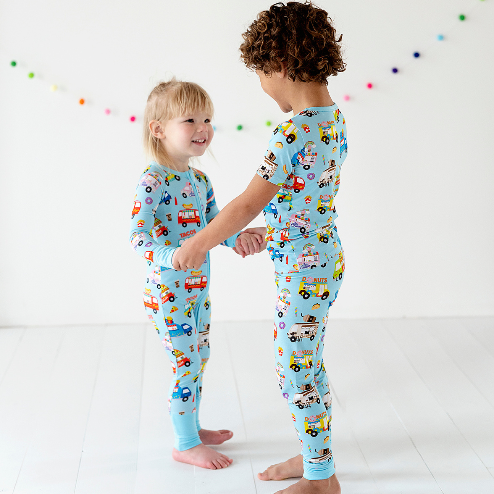 
                      
                        Toddler Wearing Pajamas with Food Trucks
                      
                    